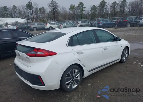 2019 Hyundai Ioniq Hybrid Limited z USA, uszkodzony, nr VIN KMHC85LCXKU124292